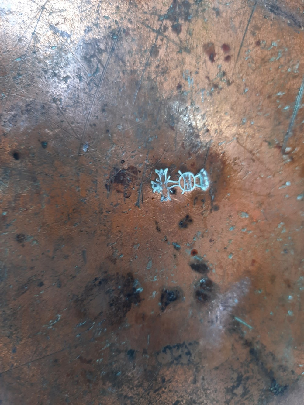 Victorian Arts and Crafts Beaten Copper Jardiniere Planter View VI