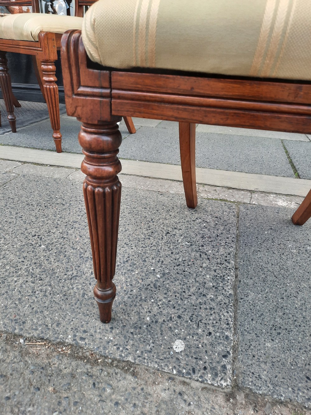 Set of six Regency Rosewood Dining Chairs View III