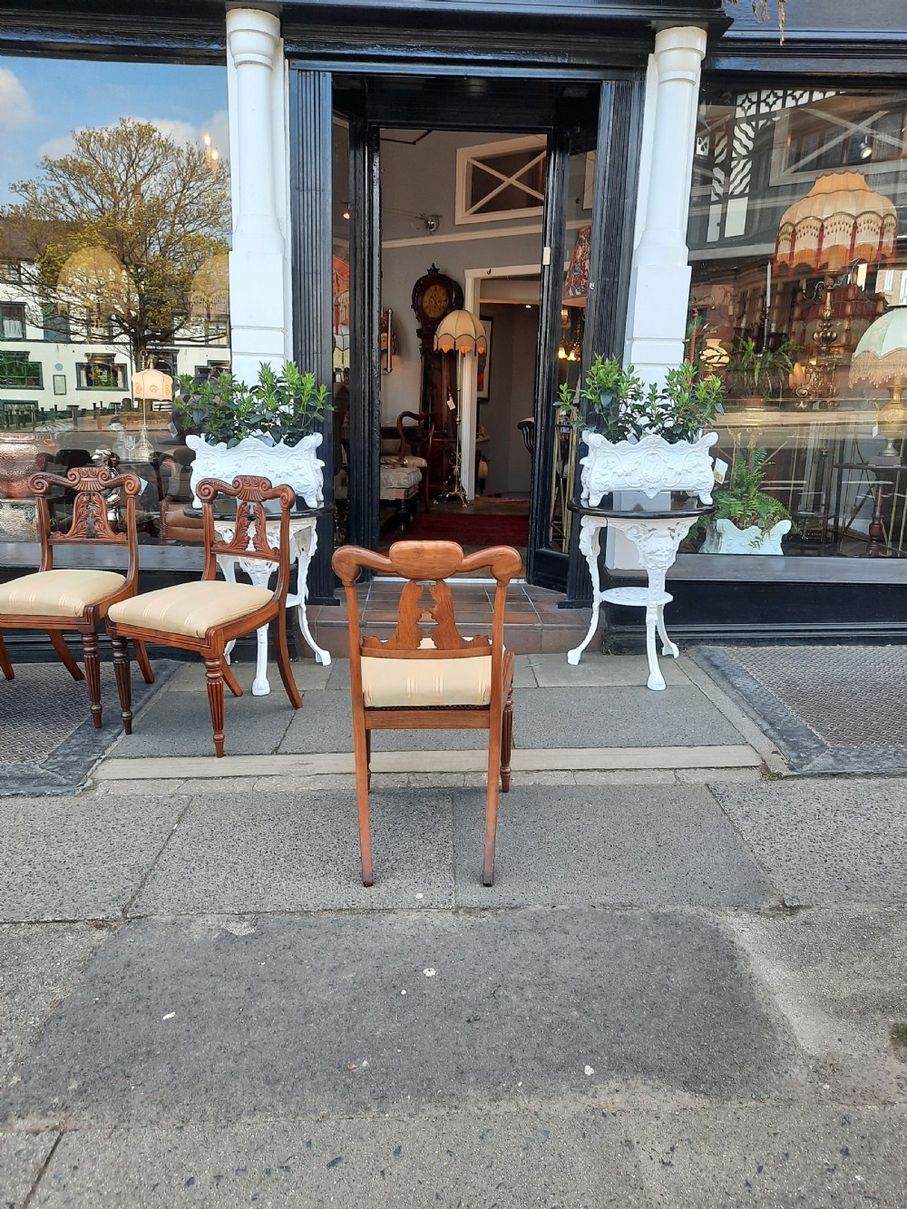 Set of six Regency Rosewood Dining Chairs View VII