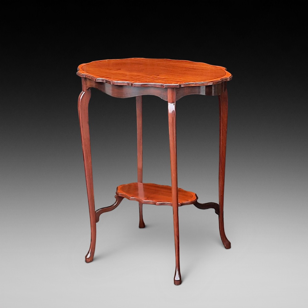 Edwardian Mahogany Occasional Lamp Table