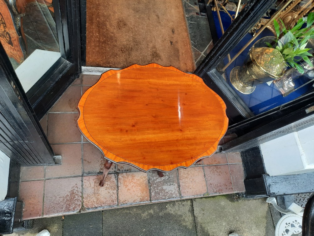 Edwardian Mahogany Occasional Lamp Table View II