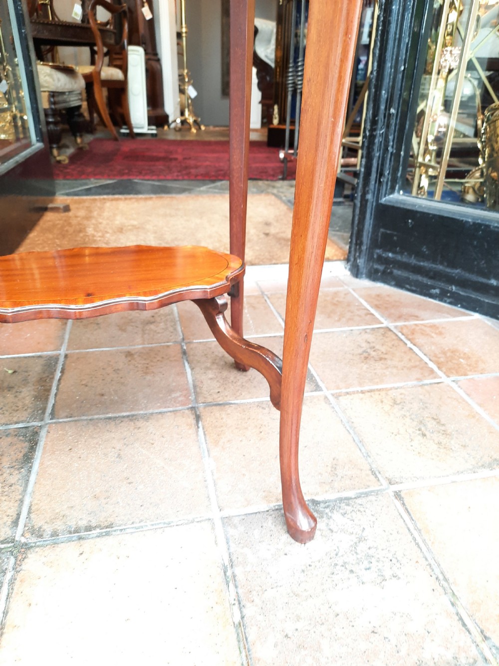Edwardian Mahogany Occasional Lamp Table View IV