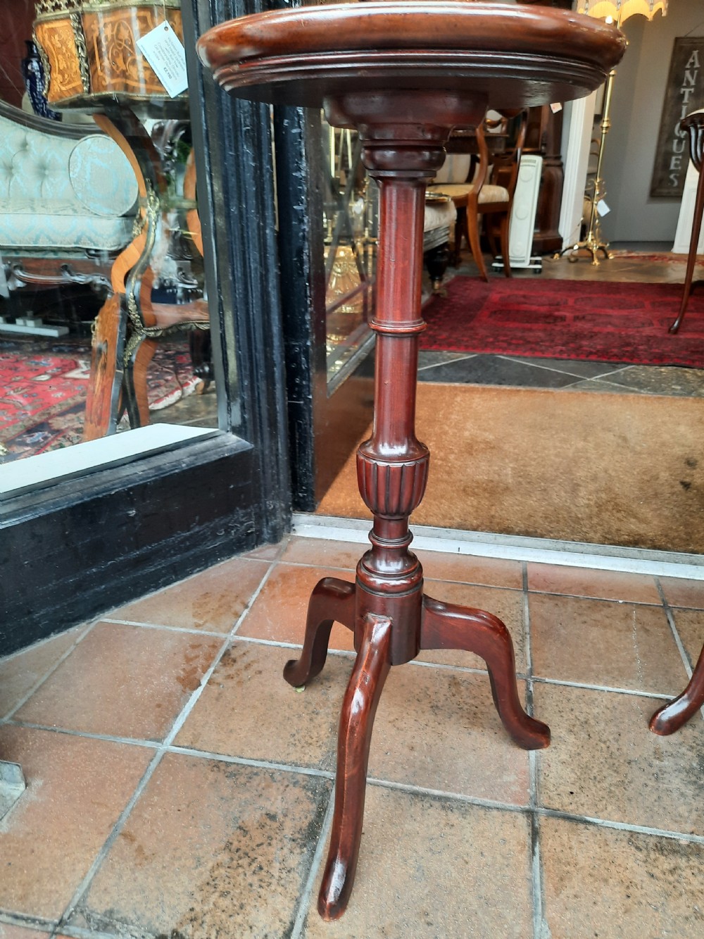 Pair of Edwardian Mahogany Occaisional Wine Tables  View II