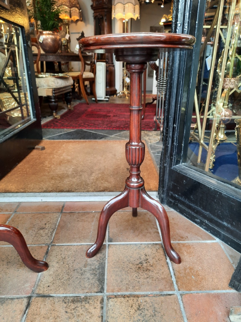 Pair of Edwardian Mahogany Occaisional Wine Tables  View III