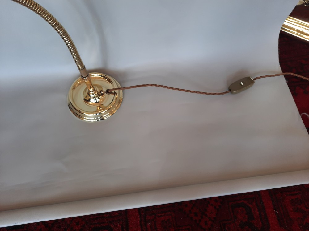 Early 20thC Desk Lamp with Flexible Stem View II