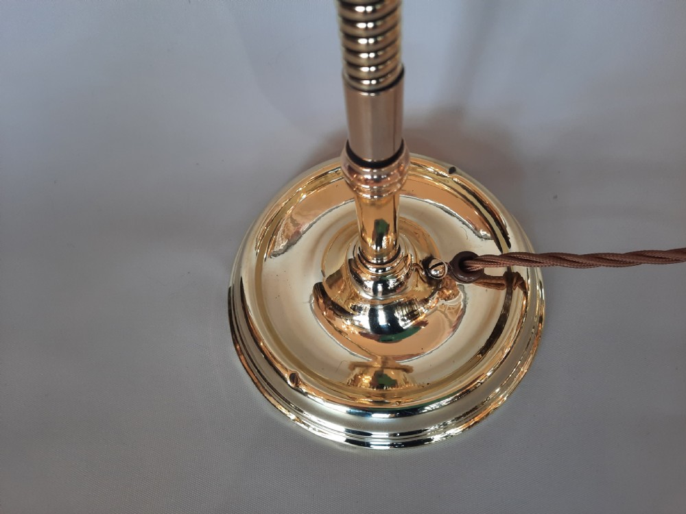 Early 20thC Desk Lamp with Flexible Stem View III