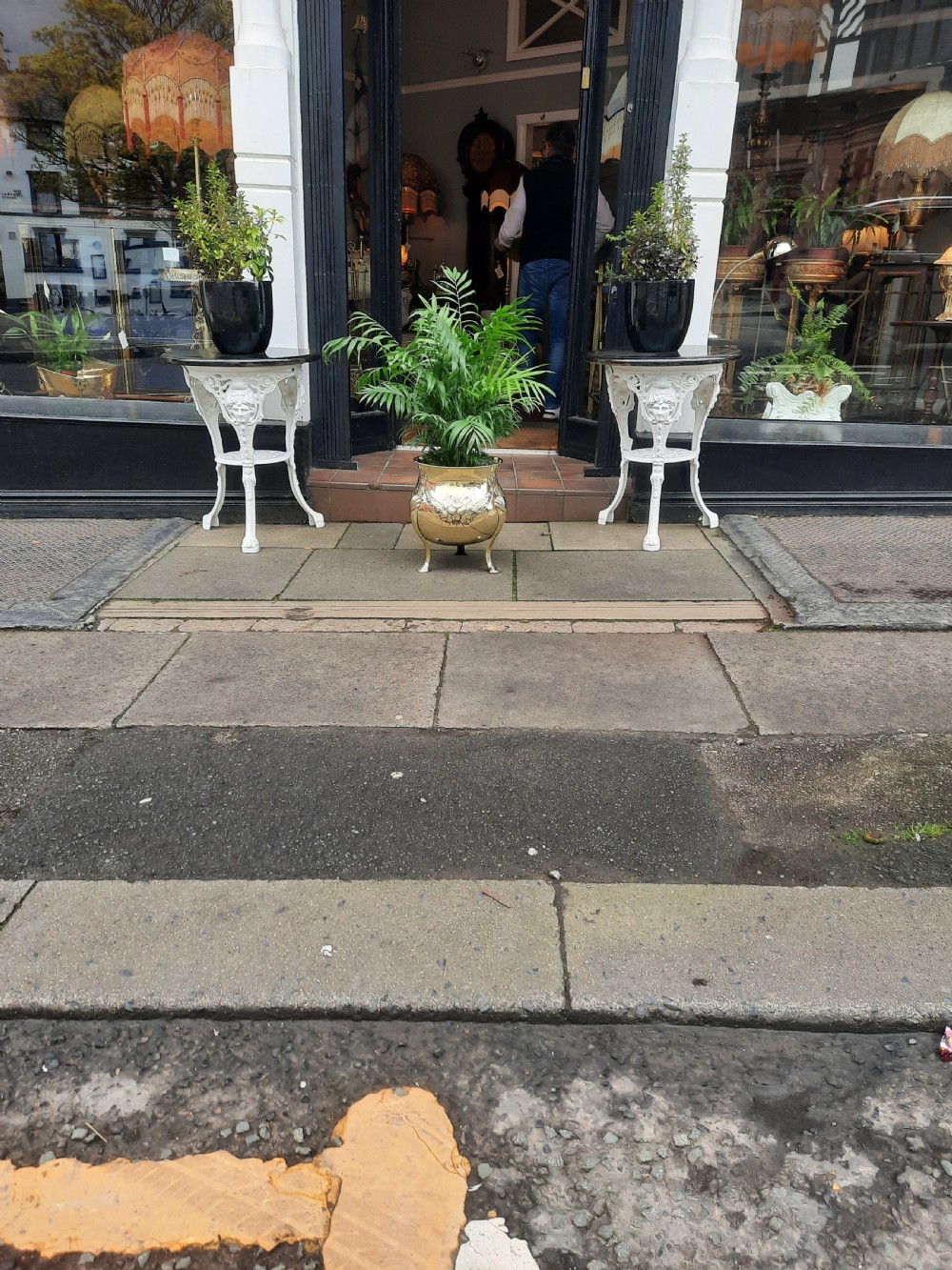 Late 19thC Brass Planter Jardiniere View III