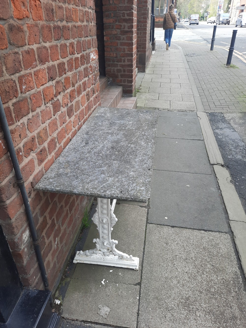 Late 19thC Cast Iron Garden Table View IV