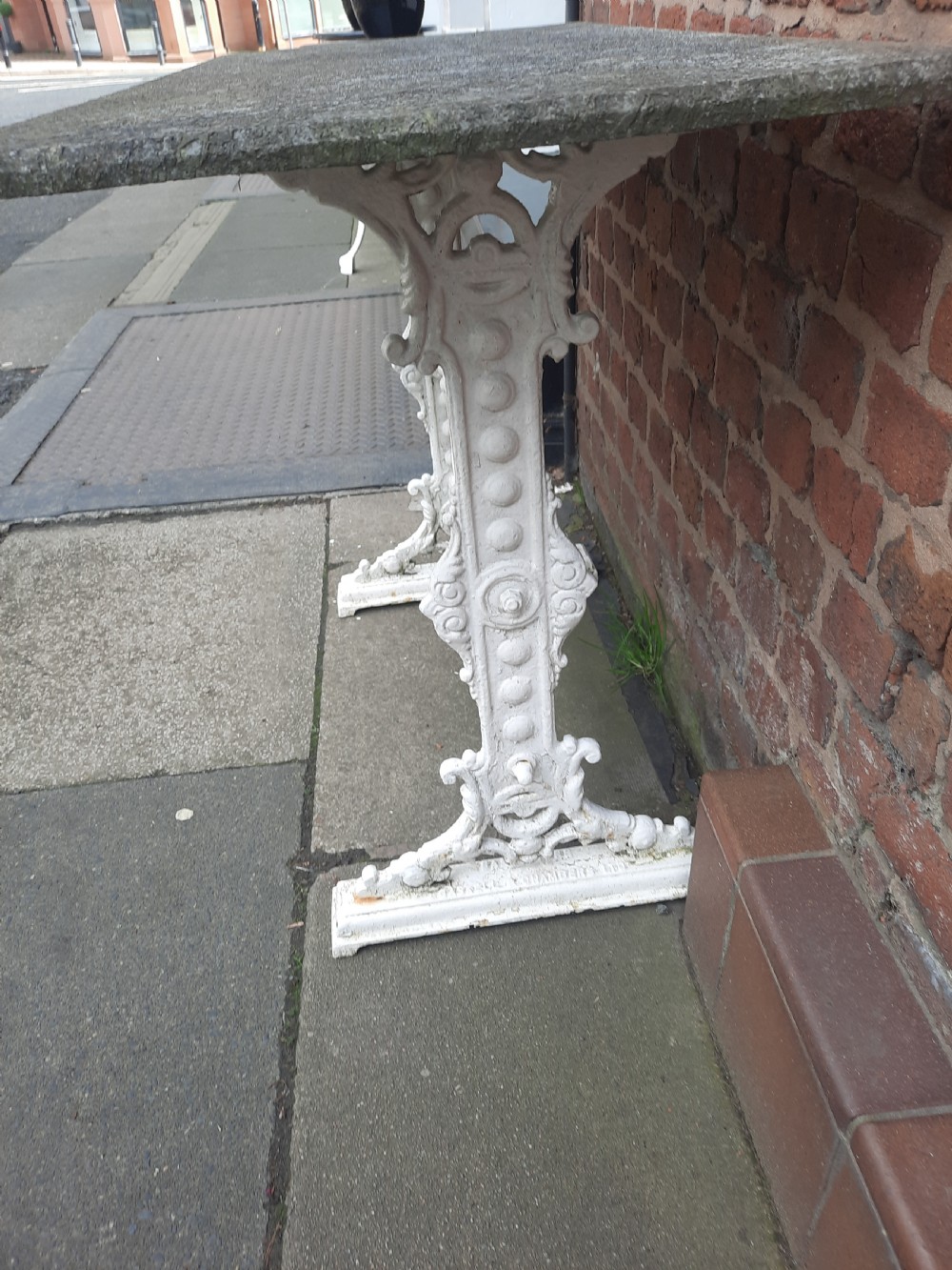 Late 19thC Cast Iron Garden Table View VI
