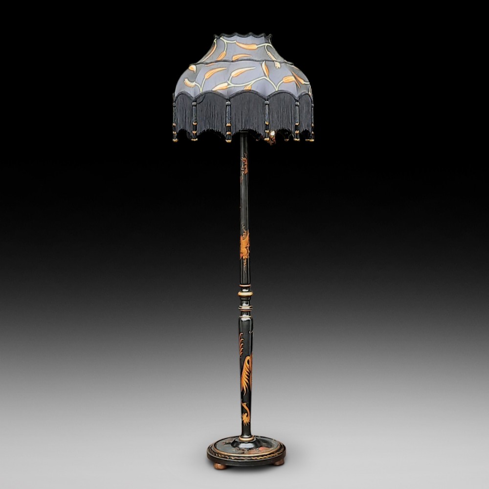 1920's Chinoiserie Standard Lamp