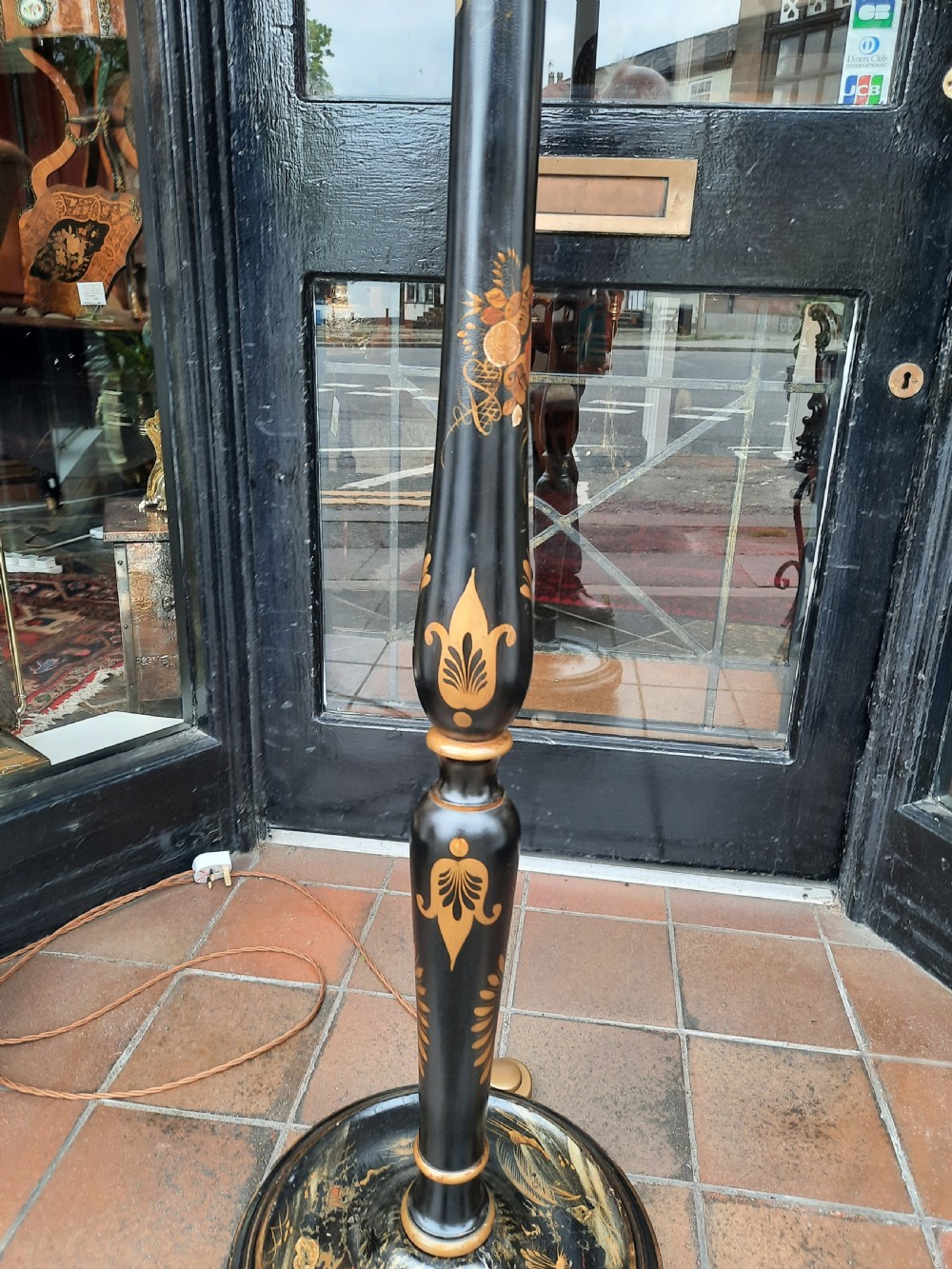 1920's Chinoiserie Standard Lamp View IV