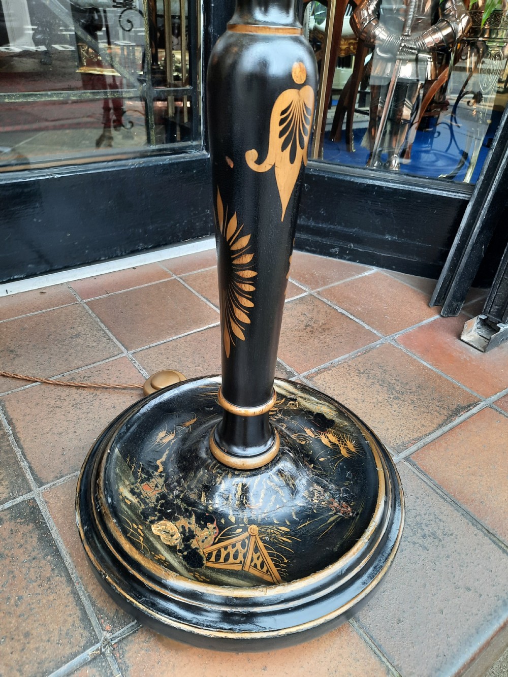 1920's Chinoiserie Standard Lamp View VI