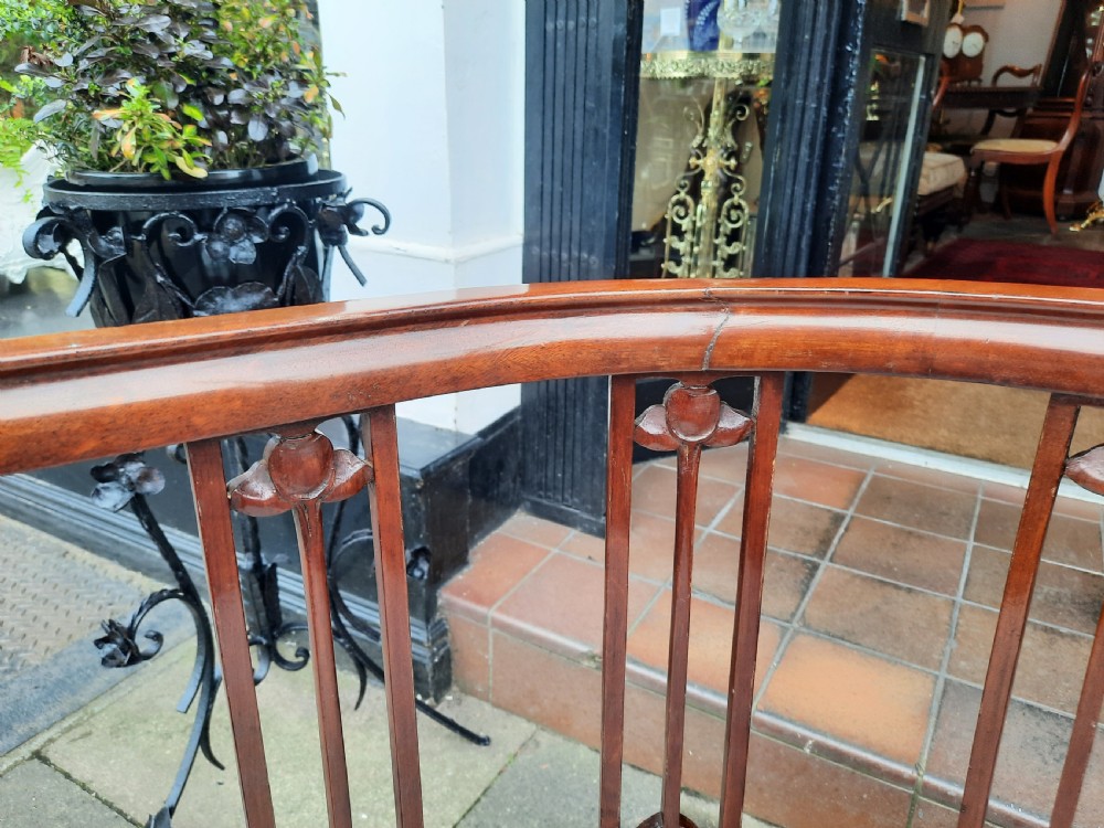 Edwardian Mahogany Frame Tub Armchair View VI