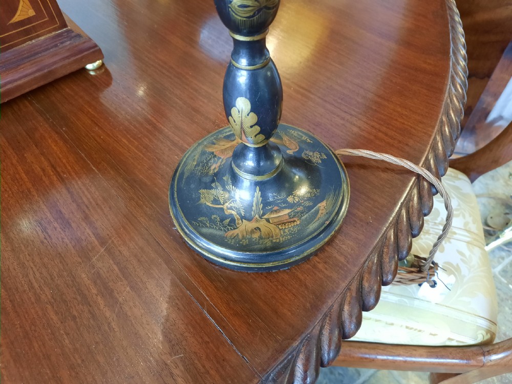 1920's Chinoiserie Table Lamp View II