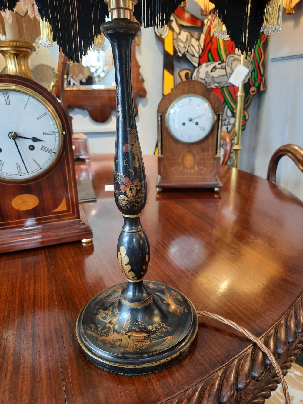 1920's Chinoiserie Table Lamp View III