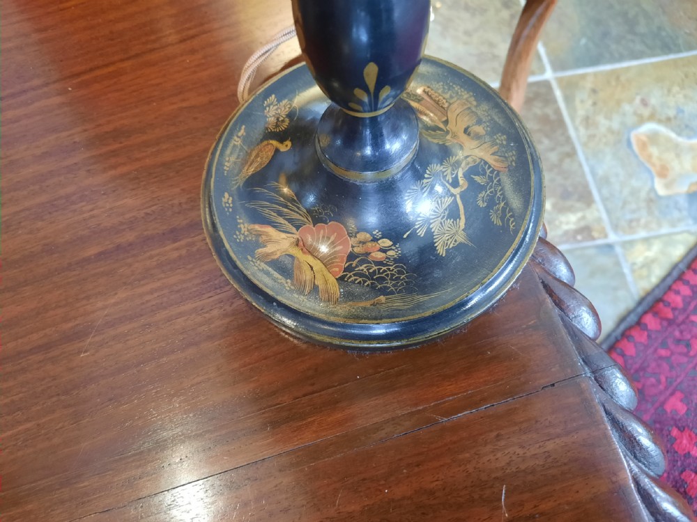 1920's Chinoiserie Table Lamp View V