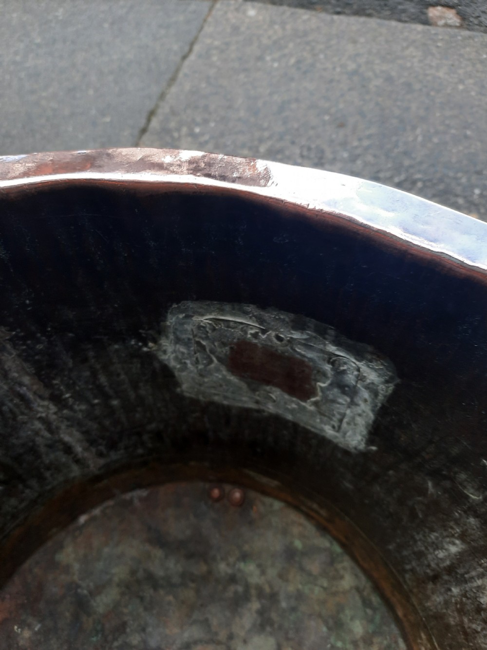 Early 19thC Large Copper Log Basket Bin View VIII