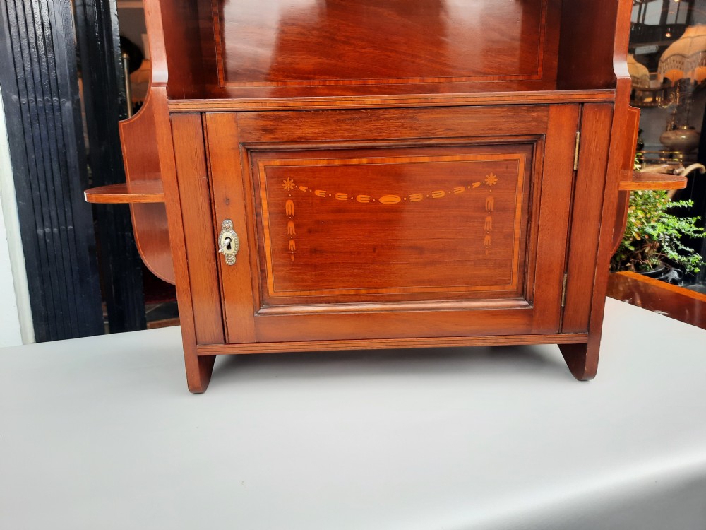 Edwardian Mahogany Wall Cabinet View II