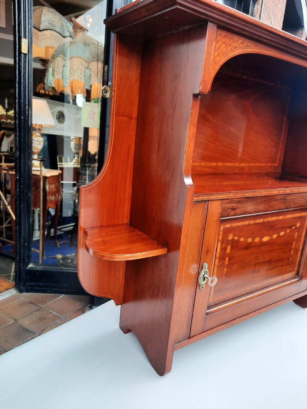 Edwardian Mahogany Wall Cabinet View III