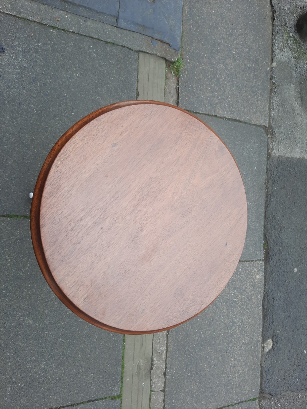 Victorian Cast-Iron and Mahogany Garden Table View II