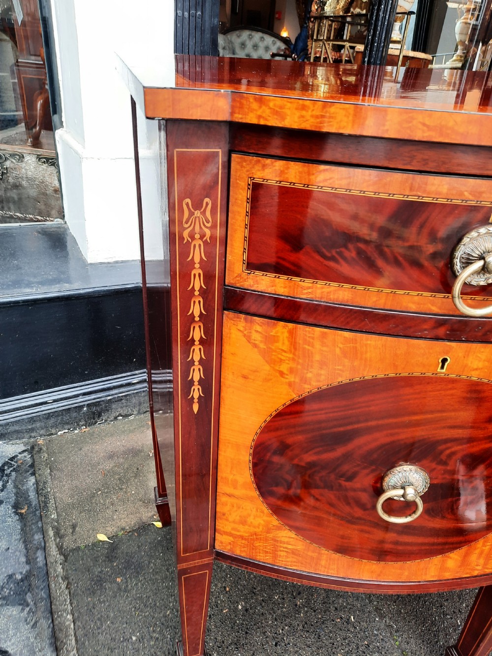 Early 20thC Mahogany Adam Revival Sideboard View III