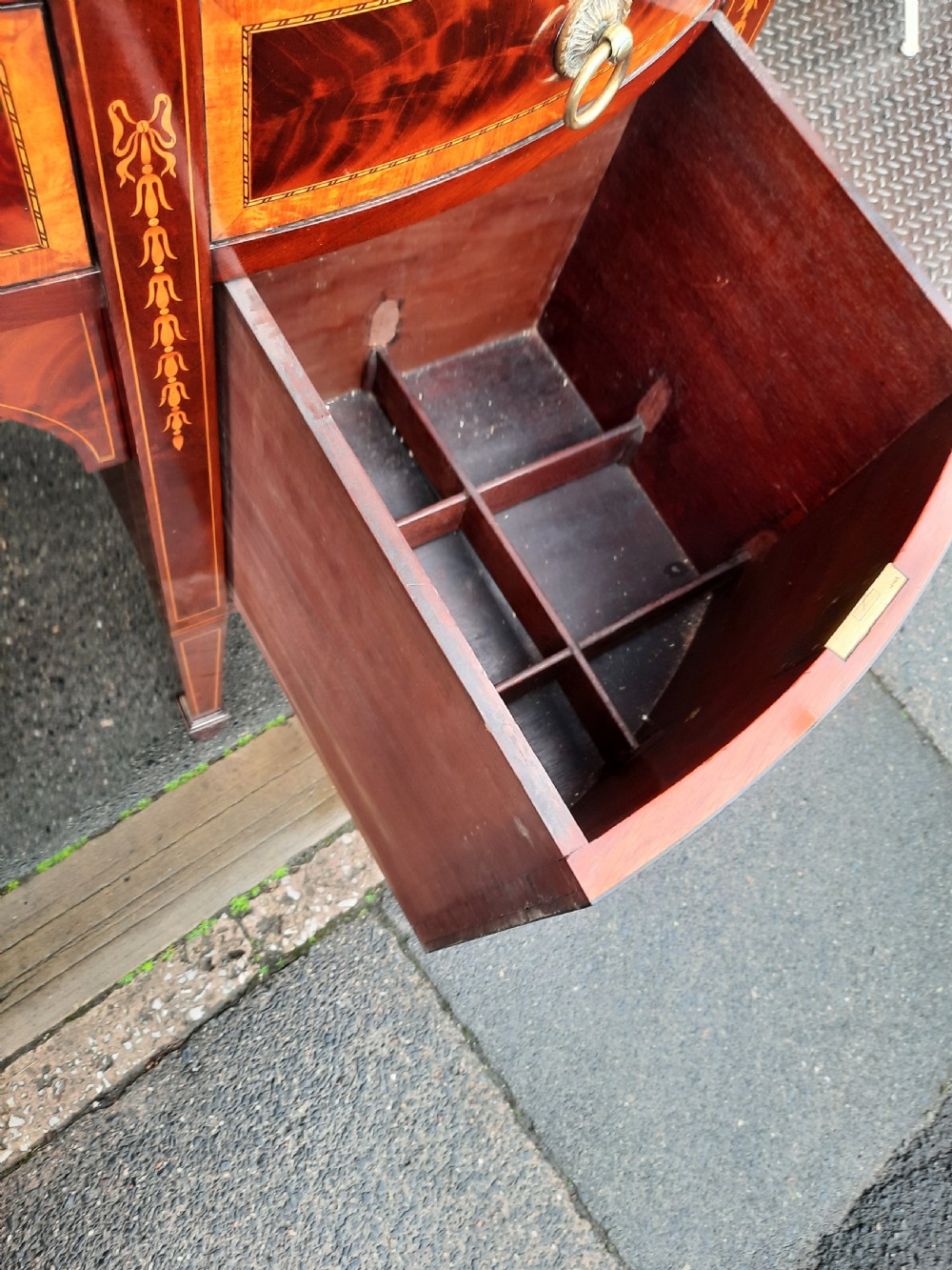 Early 20thC Mahogany Adam Revival Sideboard View VIII