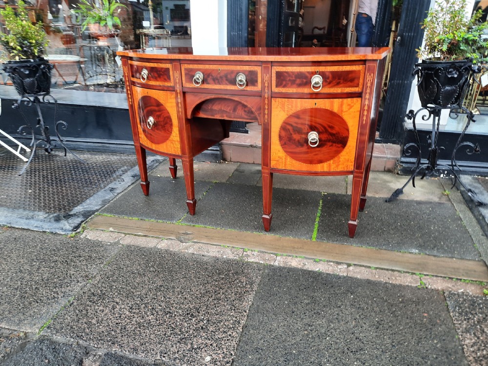 Early 20thC Mahogany Adam Revival Sideboard View X