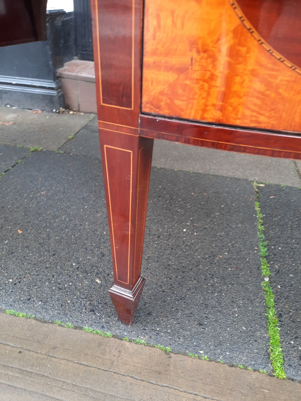 Early 20thC Mahogany Adam Revival Sideboard View XI