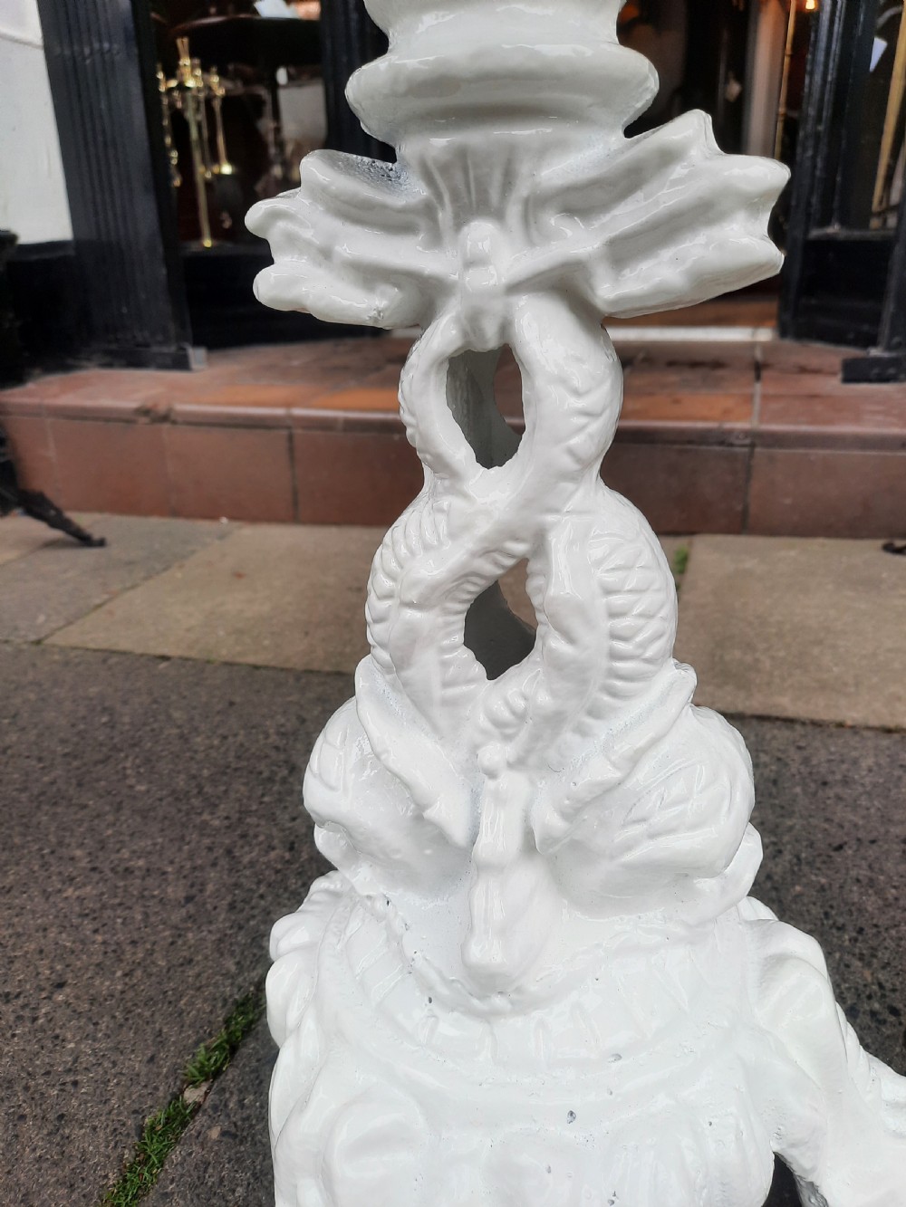 Pair of Victorian Cast Iron Garden Tables View IV