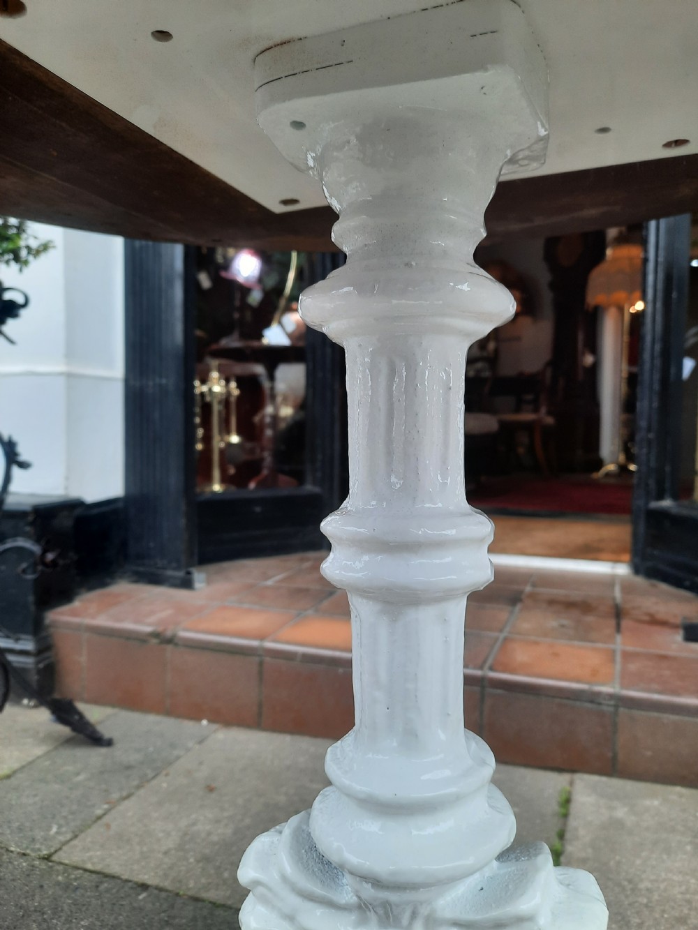 Pair of Victorian Cast Iron Garden Tables View VII