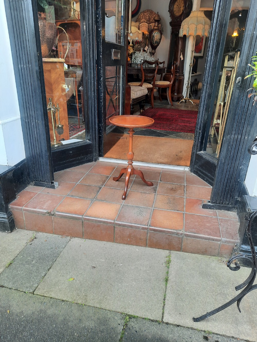 Early 20thC Mahogany Occasional Wine Table View II