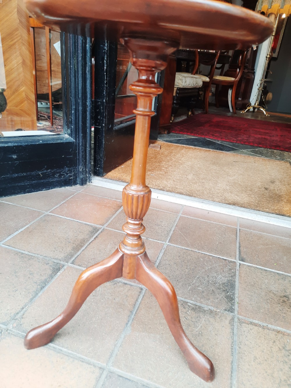 Early 20thC Mahogany Occasional Wine Table View IV