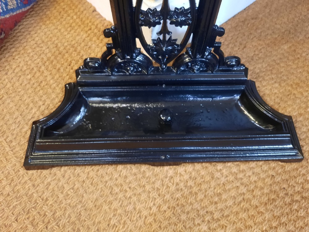 Victorian Coalbrookdale Style Cast Iron Stick Stand View V