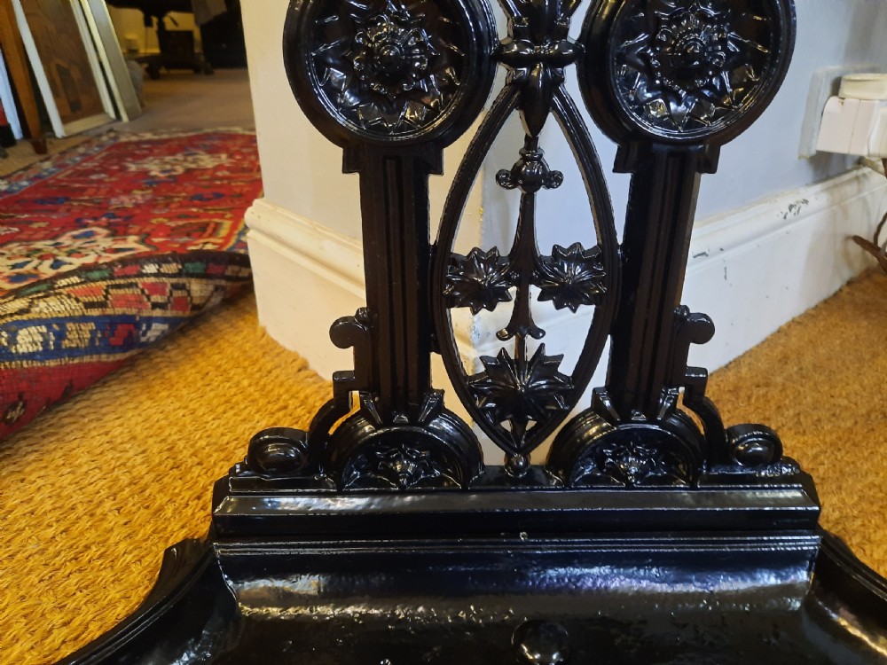 Victorian Coalbrookdale Style Cast Iron Stick Stand View VII