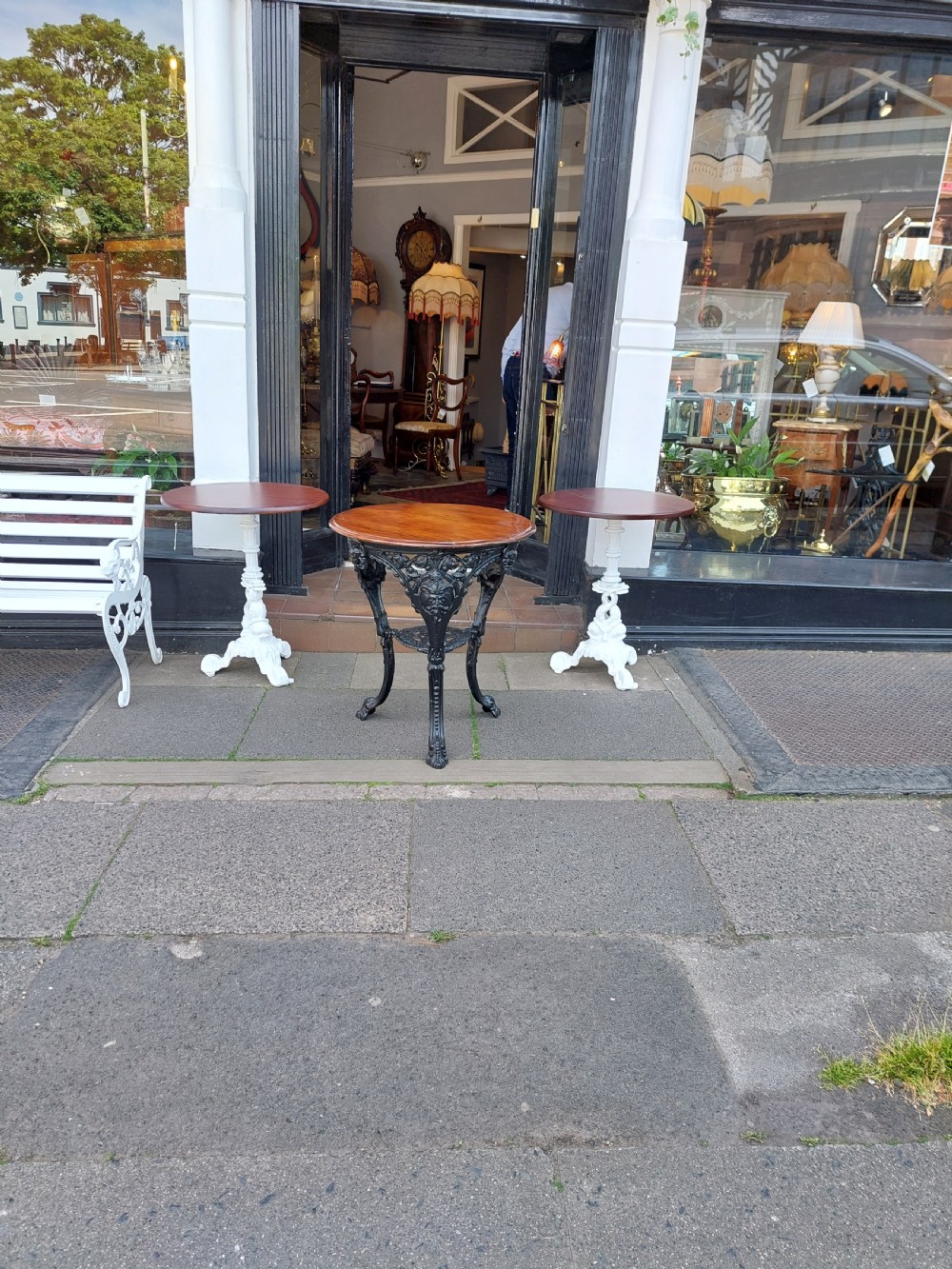 Late 19thC Cast Iron Britannia Garden Table View II