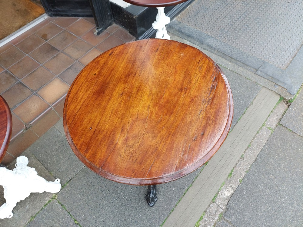 Late 19thC Cast Iron Britannia Garden Table View VI