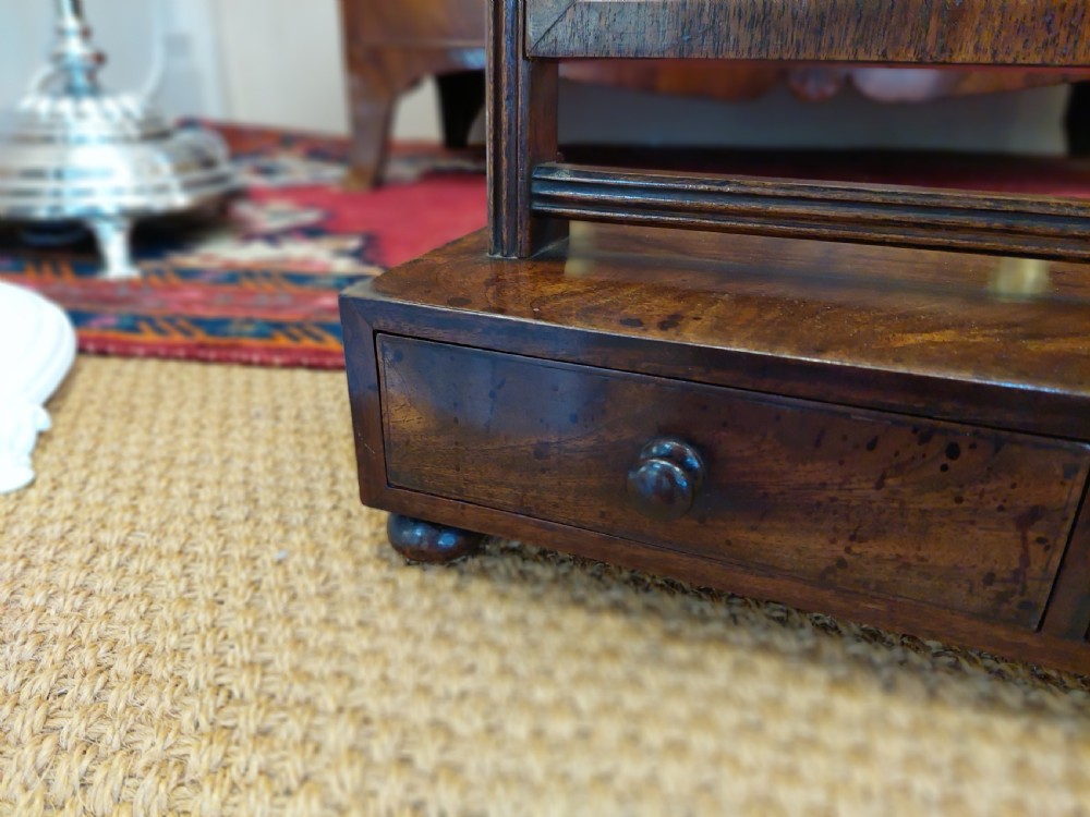 George III Mahogany Dressing Table Mirror View II