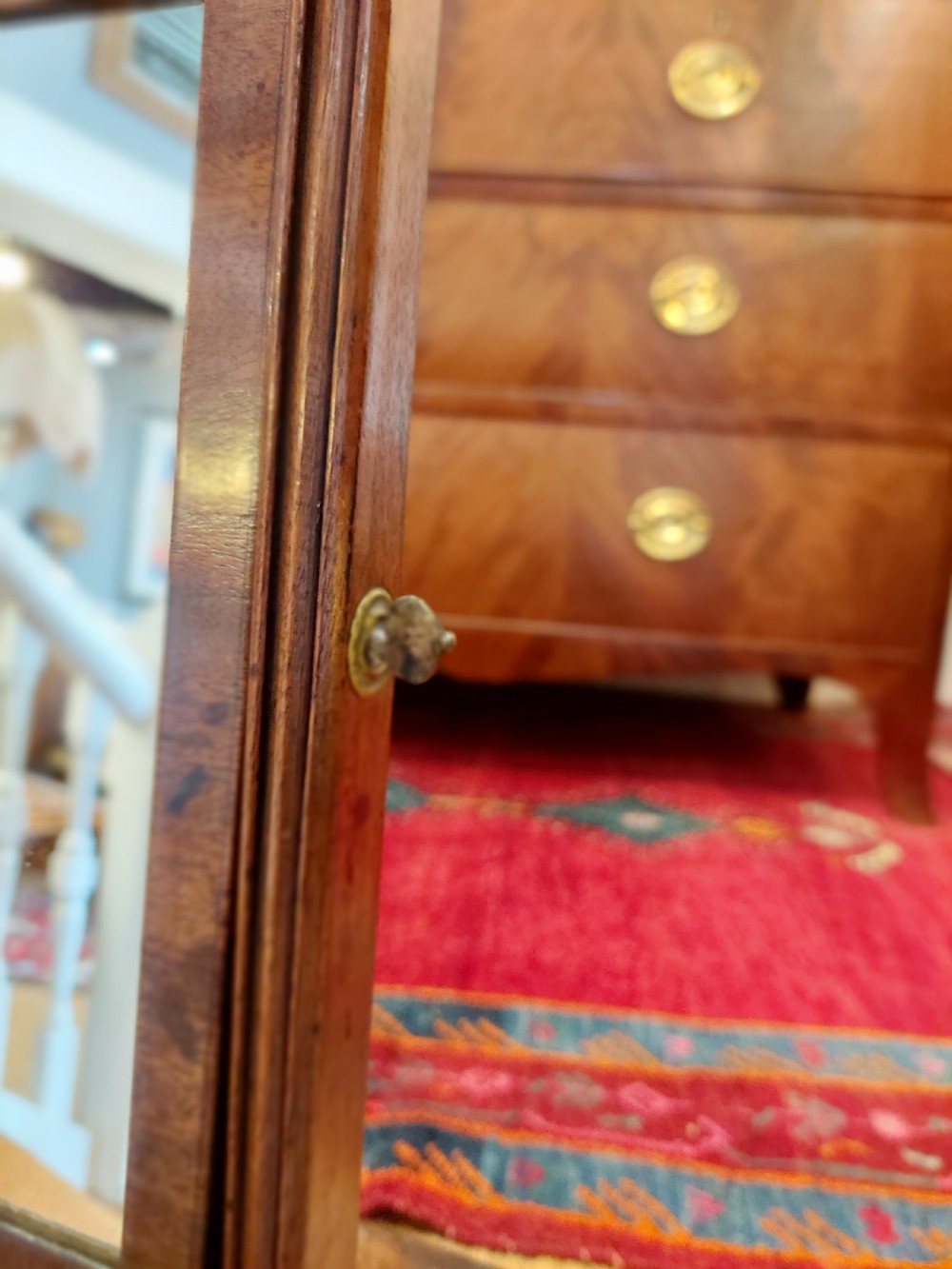 George III Mahogany Dressing Table Mirror View V