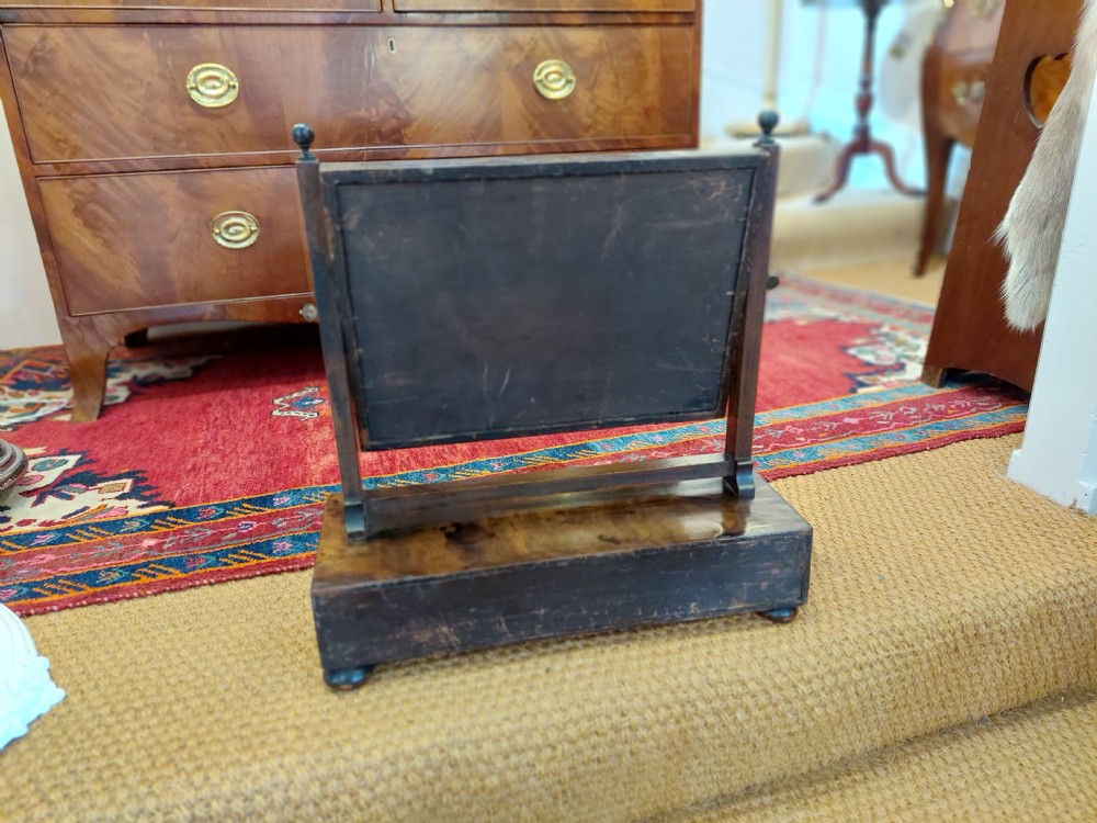 George III Mahogany Dressing Table Mirror View VI