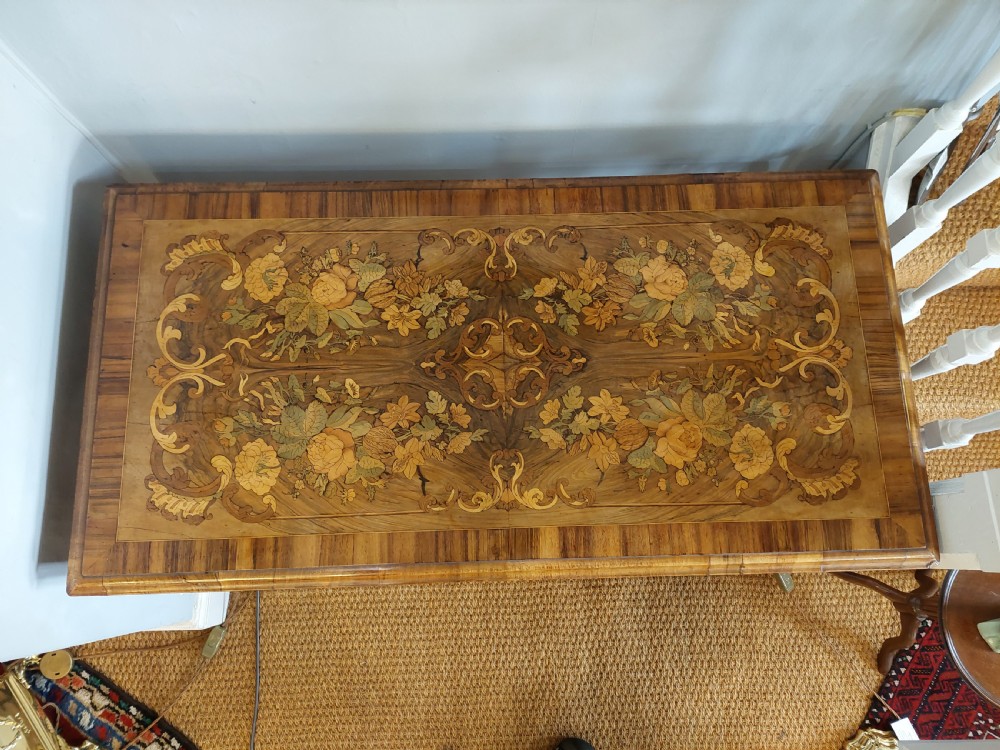 Mid Victorian Walnut Marquetry Centre Table View IV