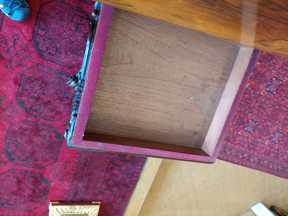 William IV Rosewood Card Table View VI