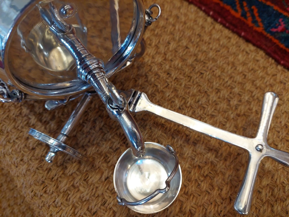 Late Victorian Silver Plate Novelty Brandey Barrel View VII