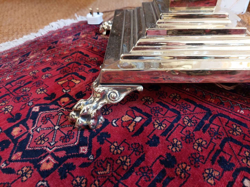Victorian Brass Adjustable Standard Lamp View II
