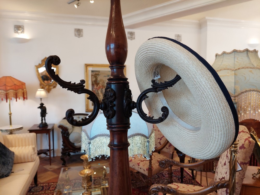 Early Victorian Mahogany Coat Stand  View II