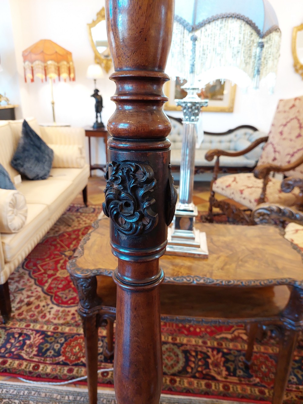 Early Victorian Mahogany Coat Stand  View IV