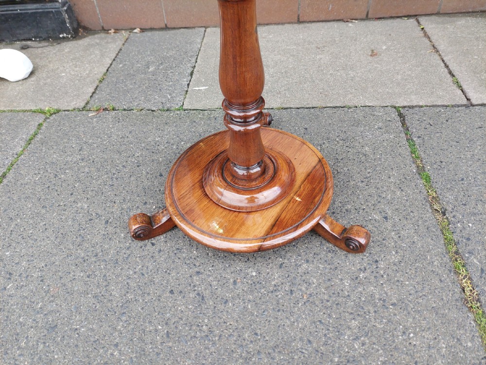 Victorian Rosewood Sewing Table View VI