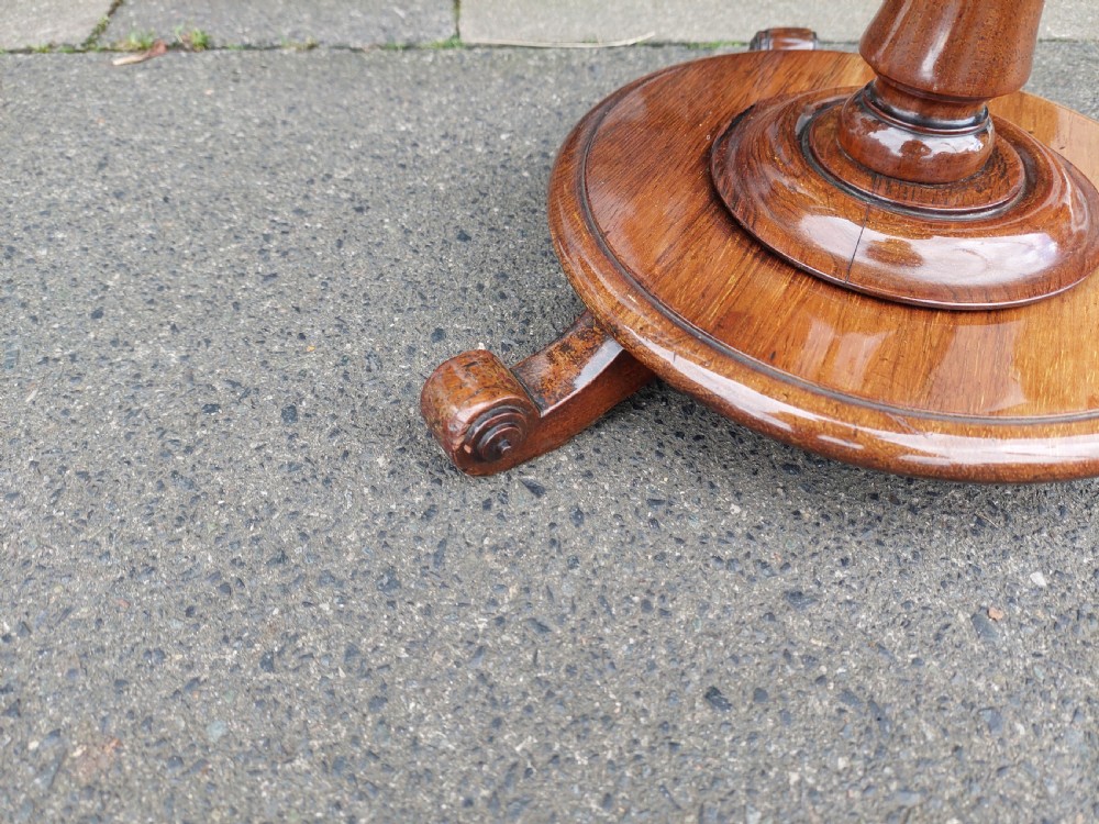 Victorian Rosewood Sewing Table View VII