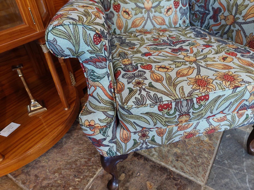 Late 19thC Mahogany Wing Arm Chair  View VI