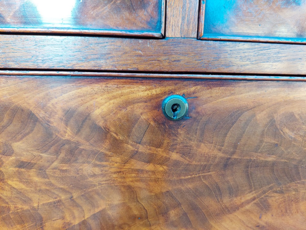 Regency Flame Mahogany Bow Front Chest  View V