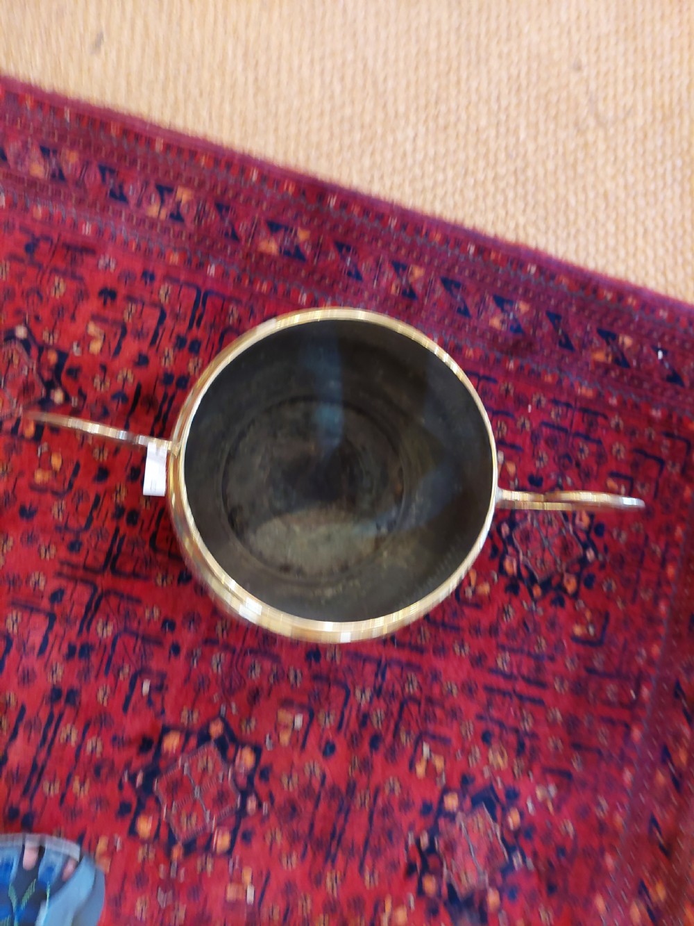 Art Nouveau Brass Planter Jardiniere View IV
